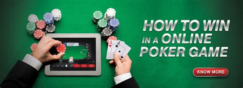 how to win online poker